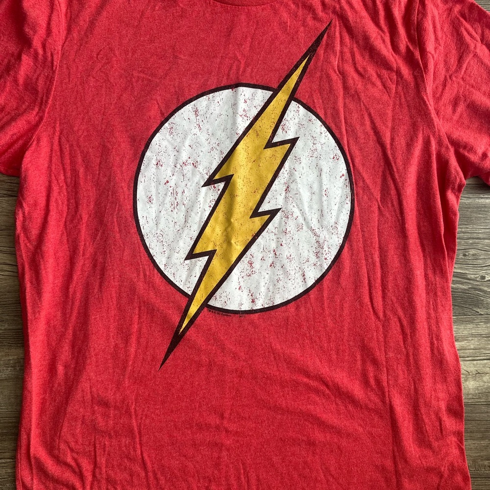 Old Navy Red Heather Crewneck Tee